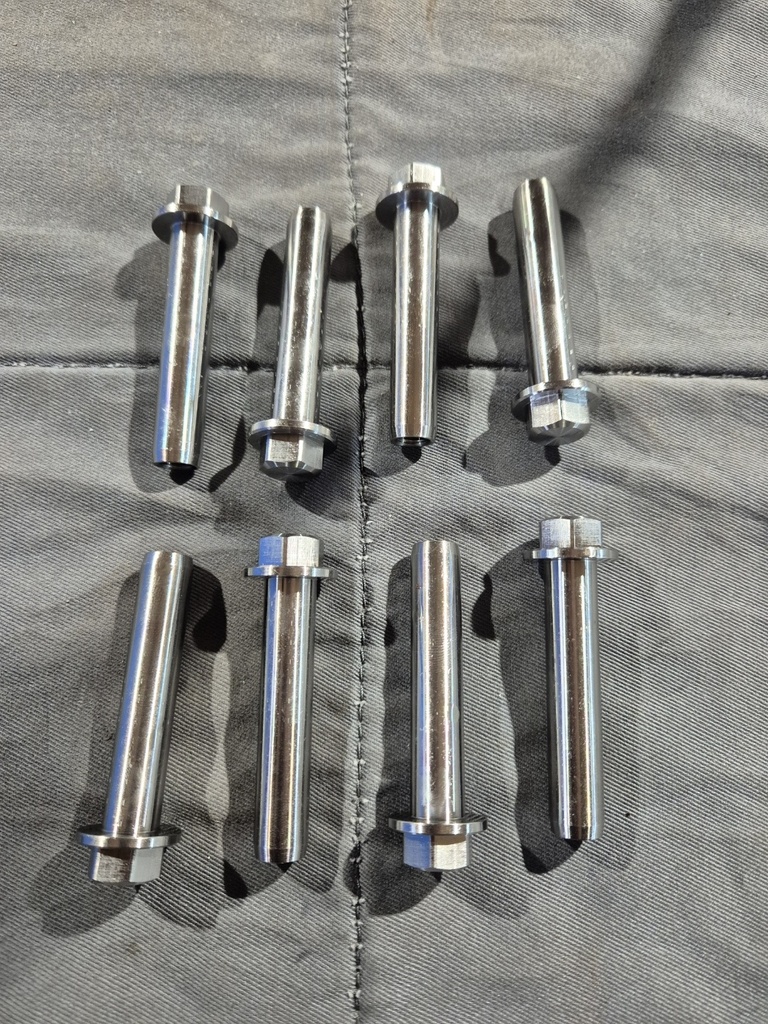 Yamaha RD 350 AC Zentriermutter Zylinder Set x8